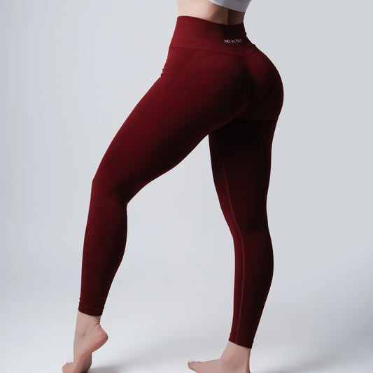 Second skin leggings Guinda obscuro